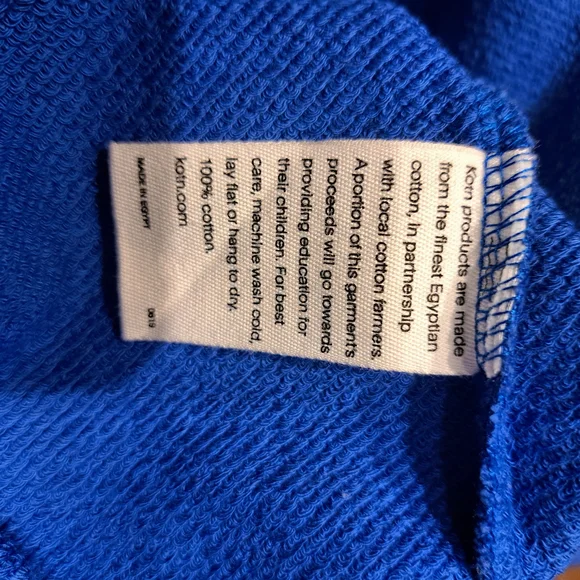 KOTN Blue Hoodie Sweater - Picture 4 of 4